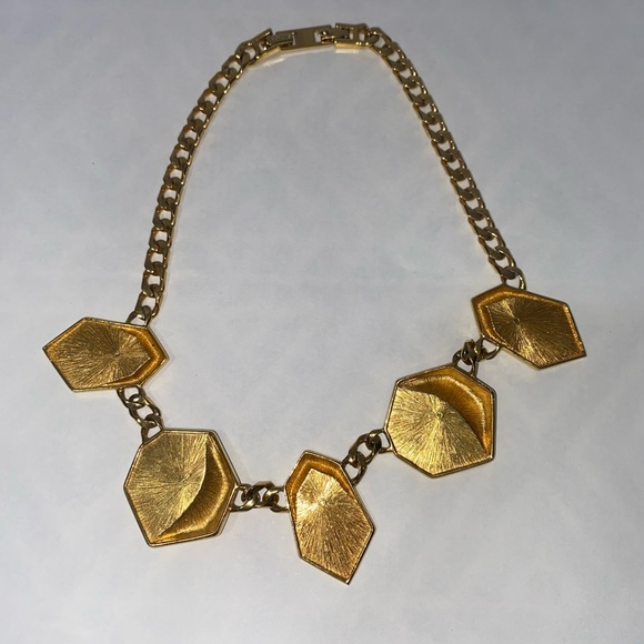 Vintage Gold and Enamel Necklace - Picture 3 of 6